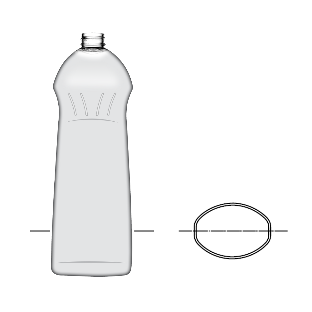 Láhev 1000 ml PET EP 01