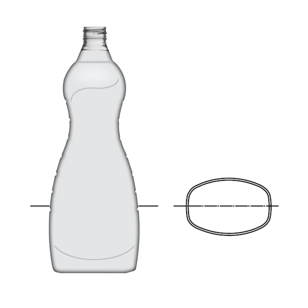 Láhev 1000 ml PET EP 20