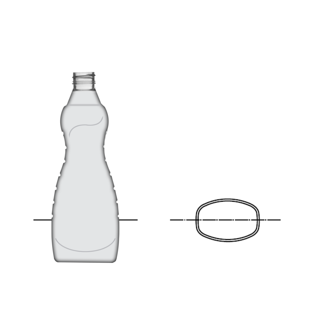 Láhev PET 500 ml EP21